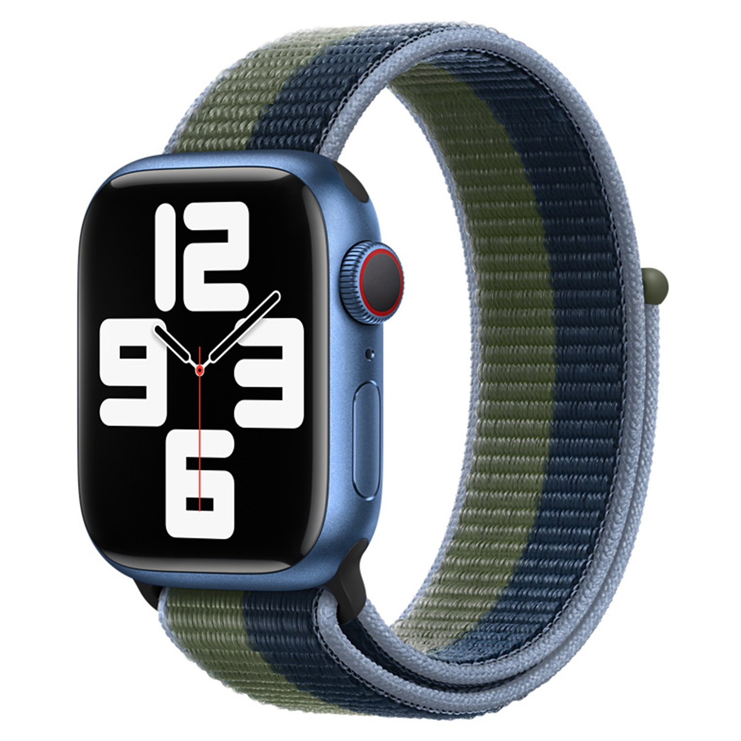 Nylonový řemínek pro Apple Watch 38/40/41mm - Modro-Zelená - -