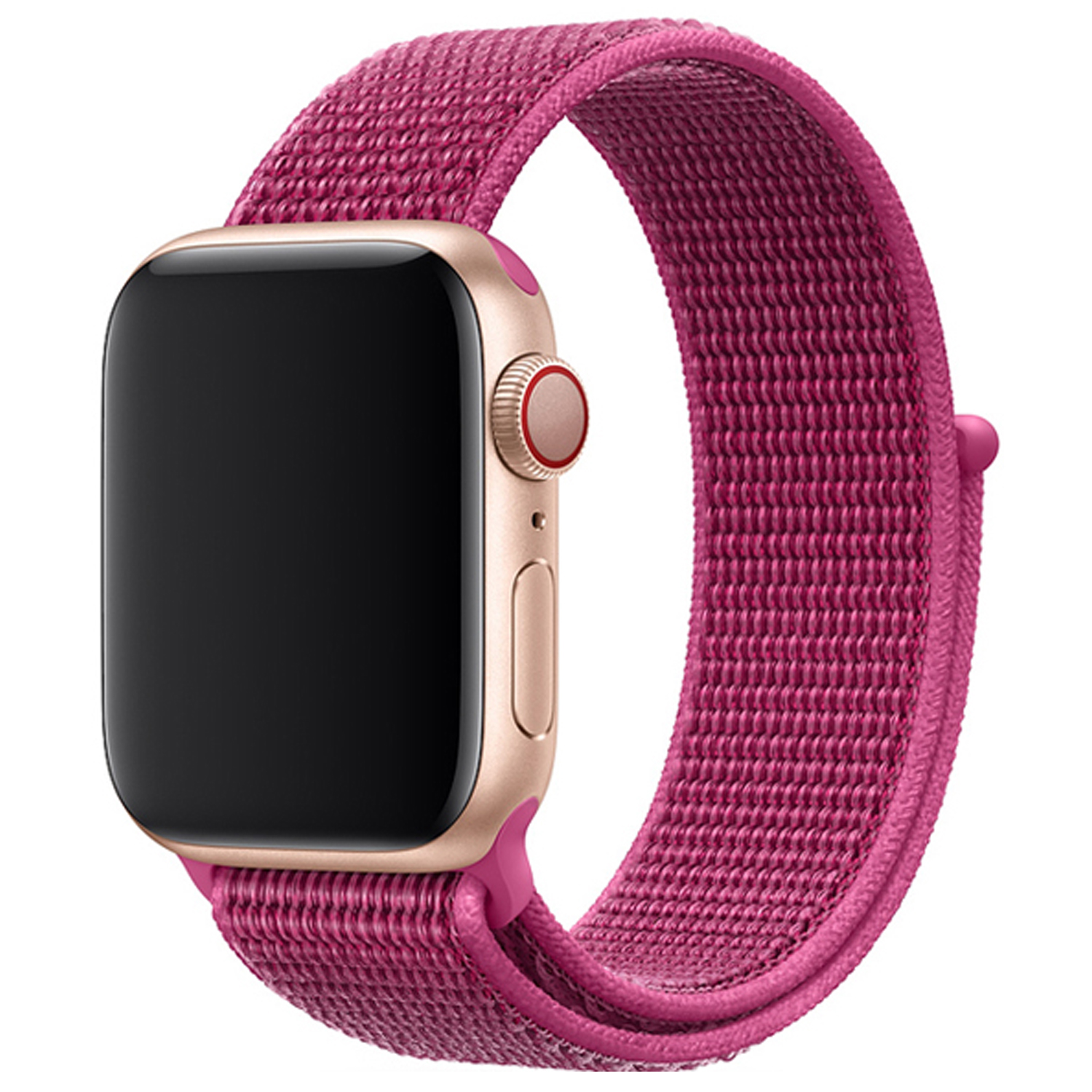 Nylonový řemínek pro Apple Watch 42/44/45/49 - Růžovo-fialová - -