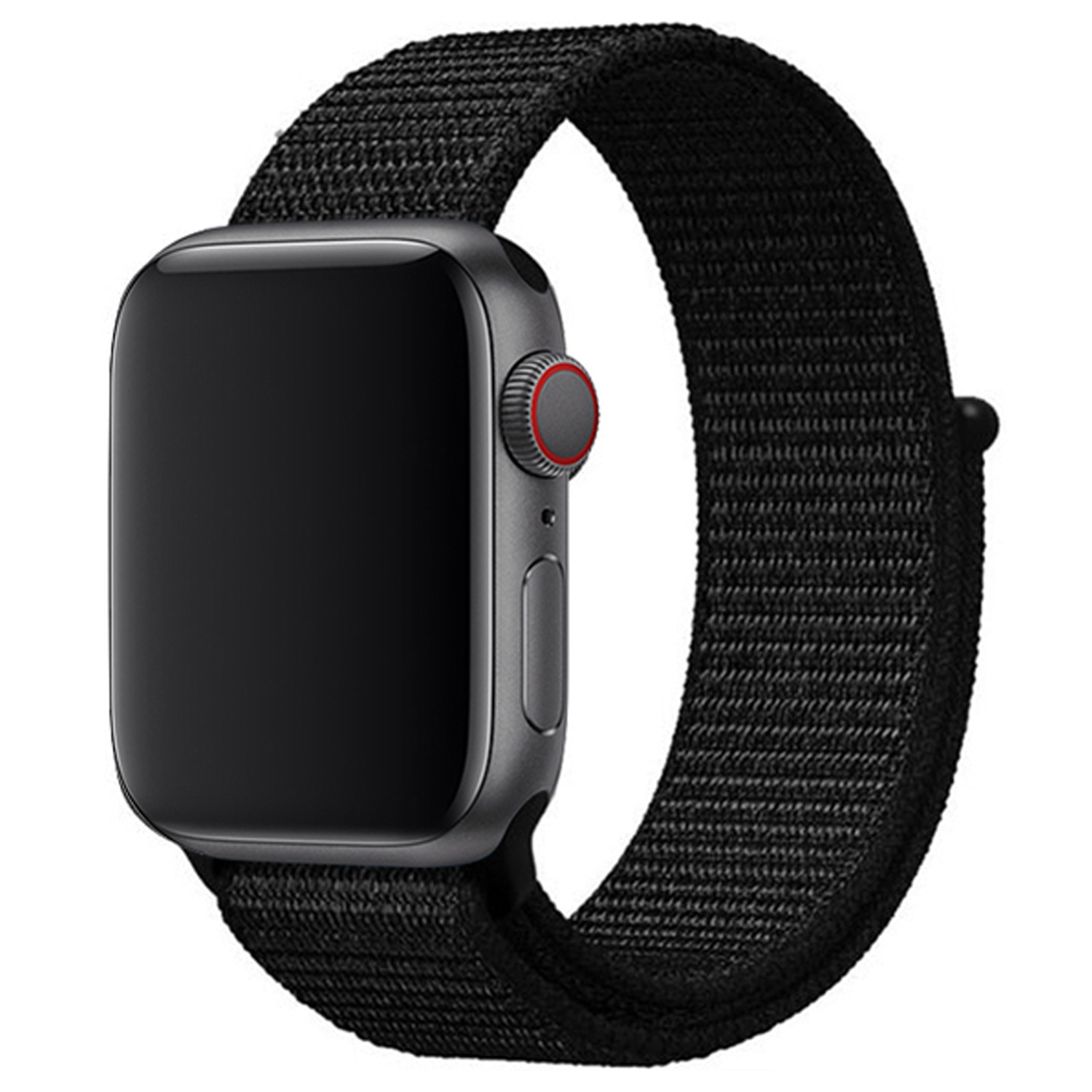 Nylonový řemínek pro Apple Watch 42/44/45/49 - Černá - -