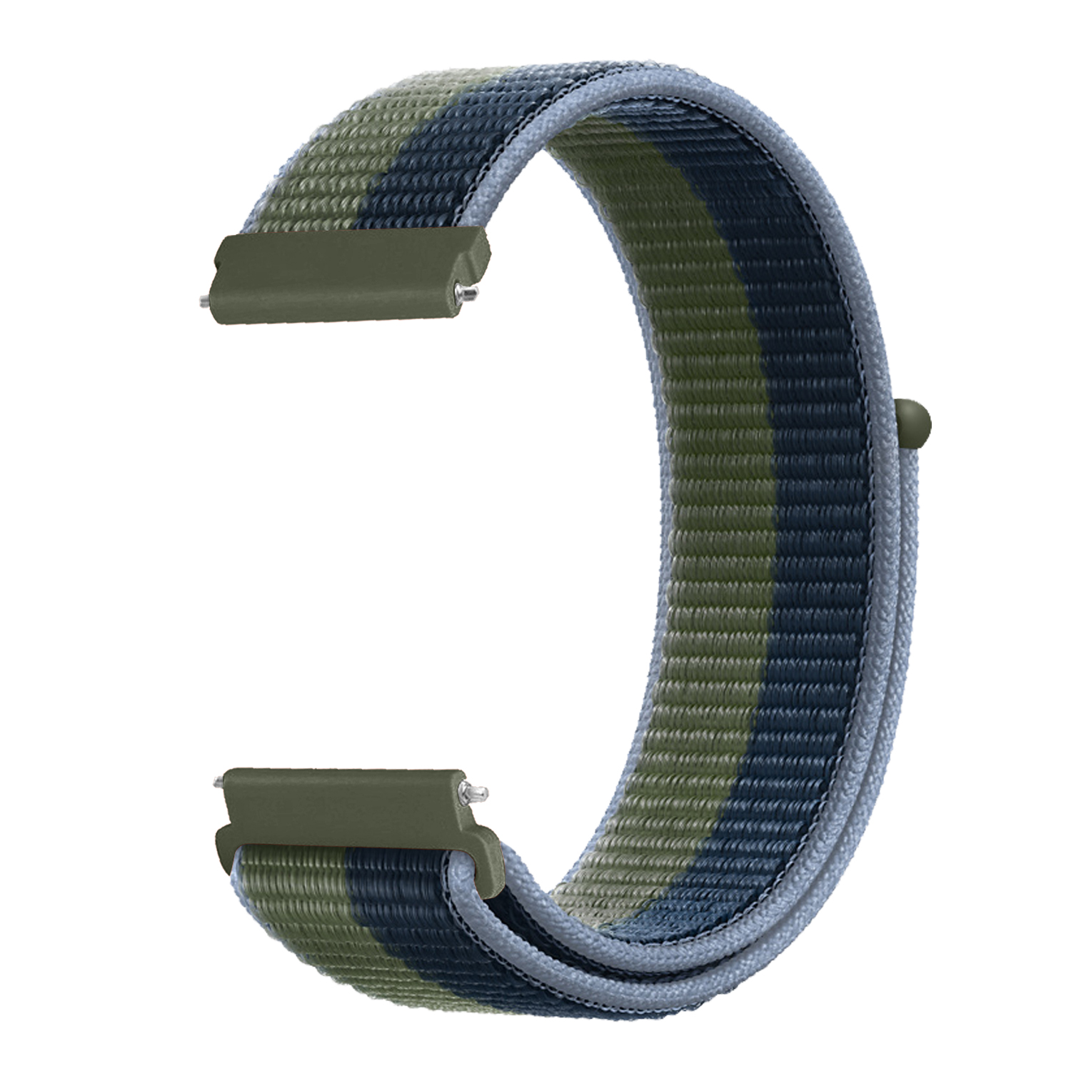 Nylonový řemínek 22mm Barevná varianta: Modro-Zelená
