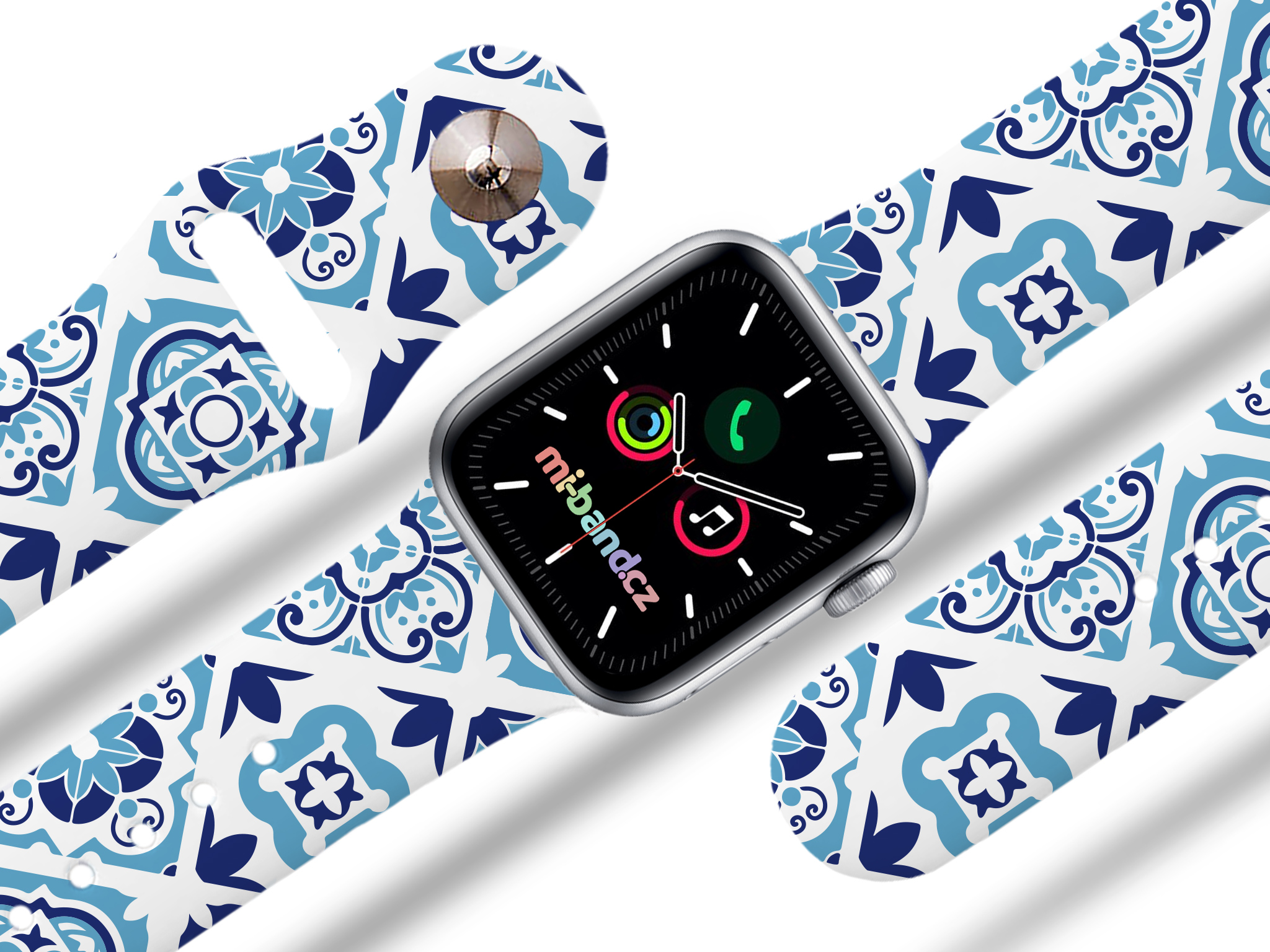 Apple watch řemínek Modrý porcelán - 42/44/45/49mm