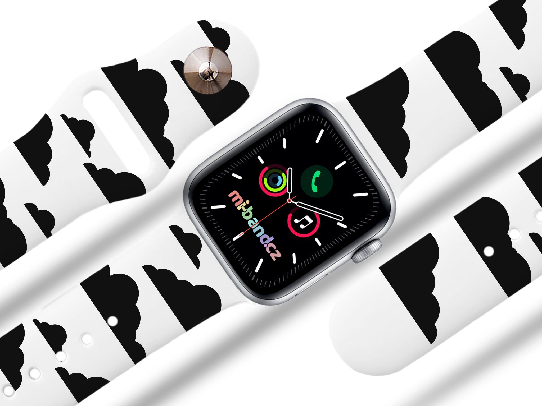 Apple watch řemínek Mraky - 38/40/41mm