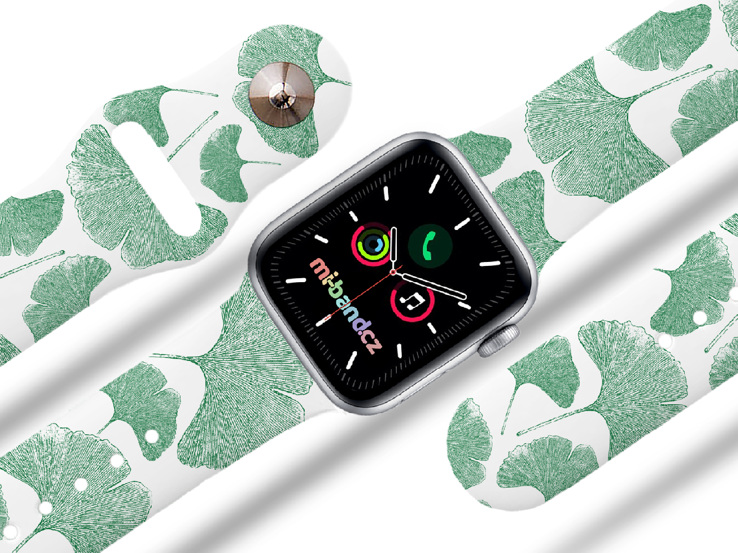 Apple watch řemínek Ginkgo biloba - 42/44/45/49mm