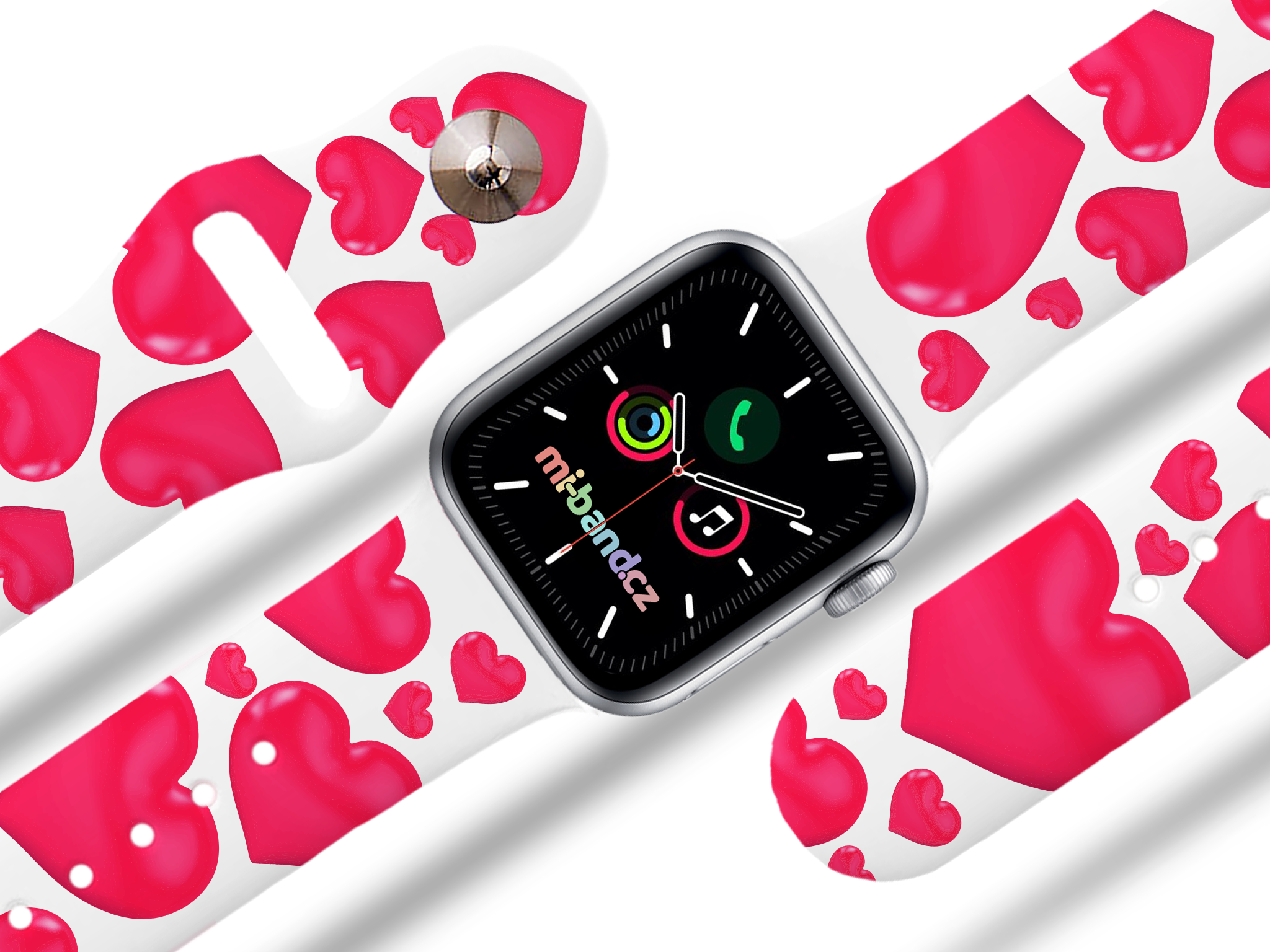 Apple watch řemínek Srdce - 42/44/45/49mm