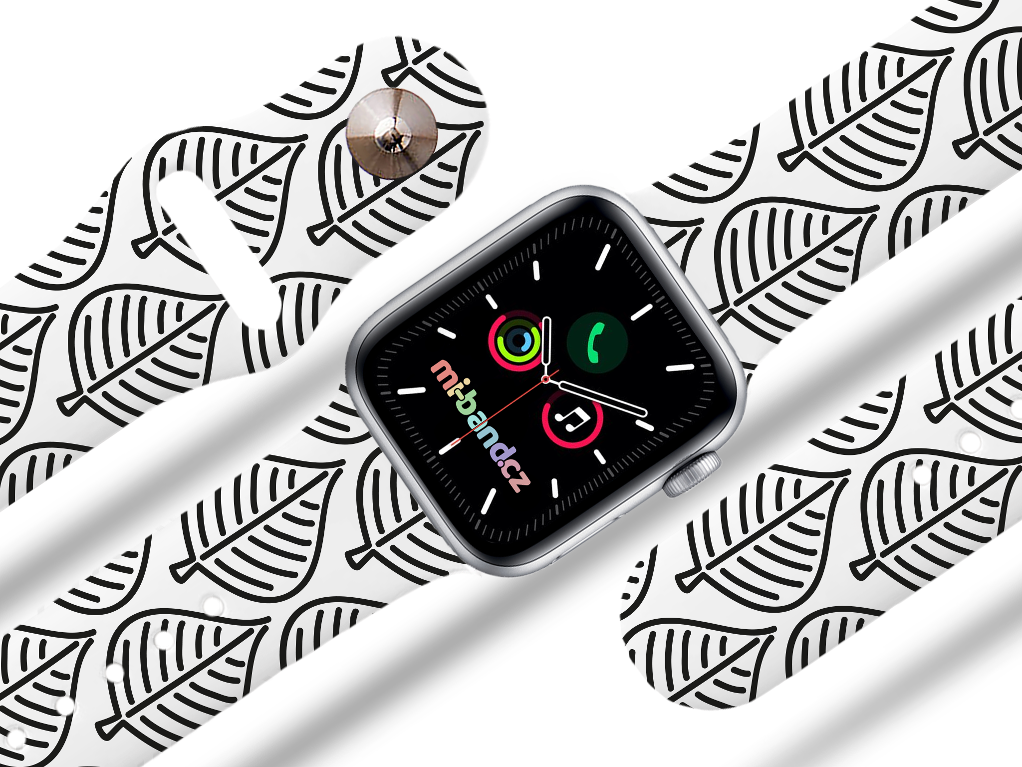 Apple watch řemínek Lístky - 38/40/41mm