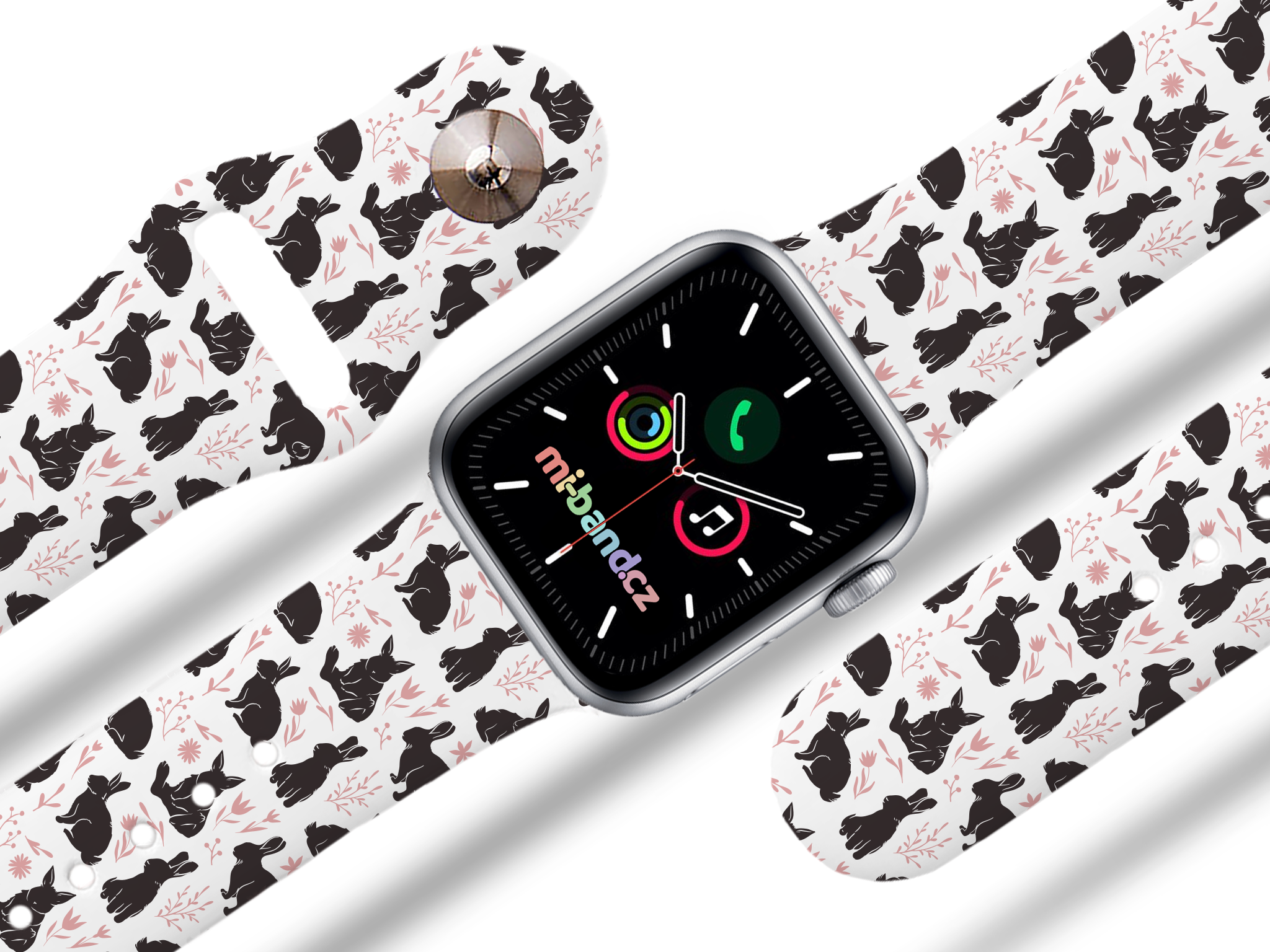 Apple watch řemínek Zajíčci Rozměr: 38/40/41/42(S10)mm