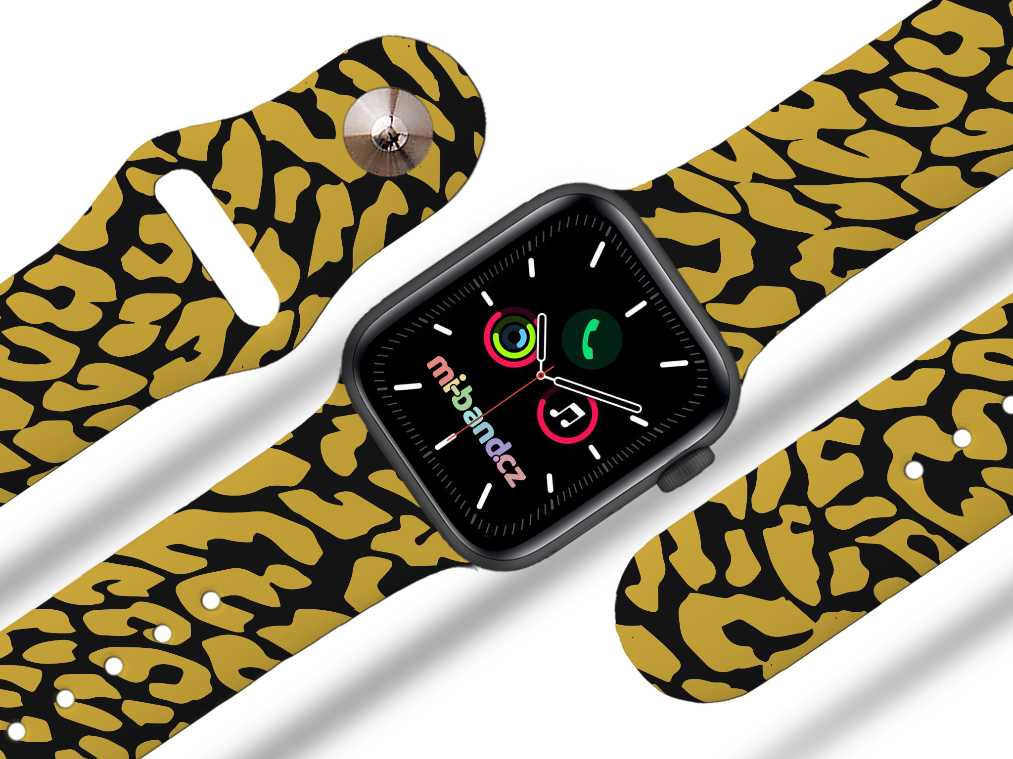Apple watch řemínek Gepard zlatý - 42/44/45/49mm