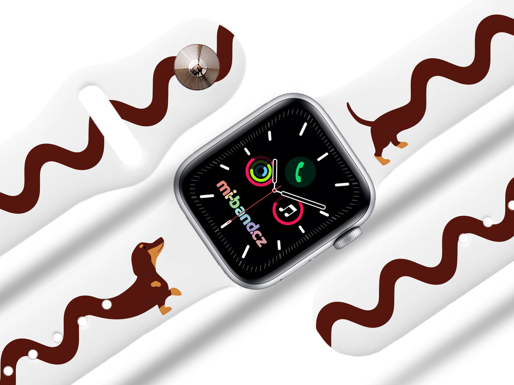 Apple watch řemínek Jezevčík Rozměr: 38/40/41/42(S10)mm