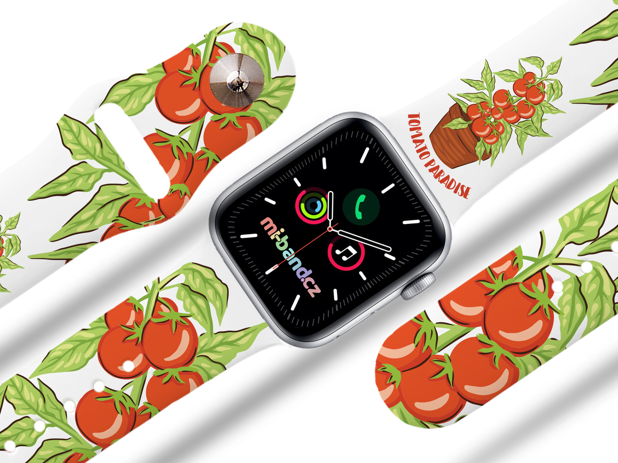 Apple watch řemínek Rajčata Rozměr: 38/40/41/42(S10)mm MIBANDCZX02870