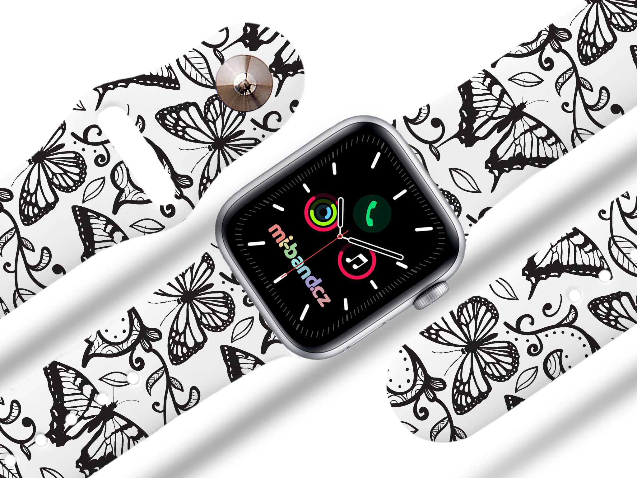 Apple watch řemínek Motýli - 38/40/41mm