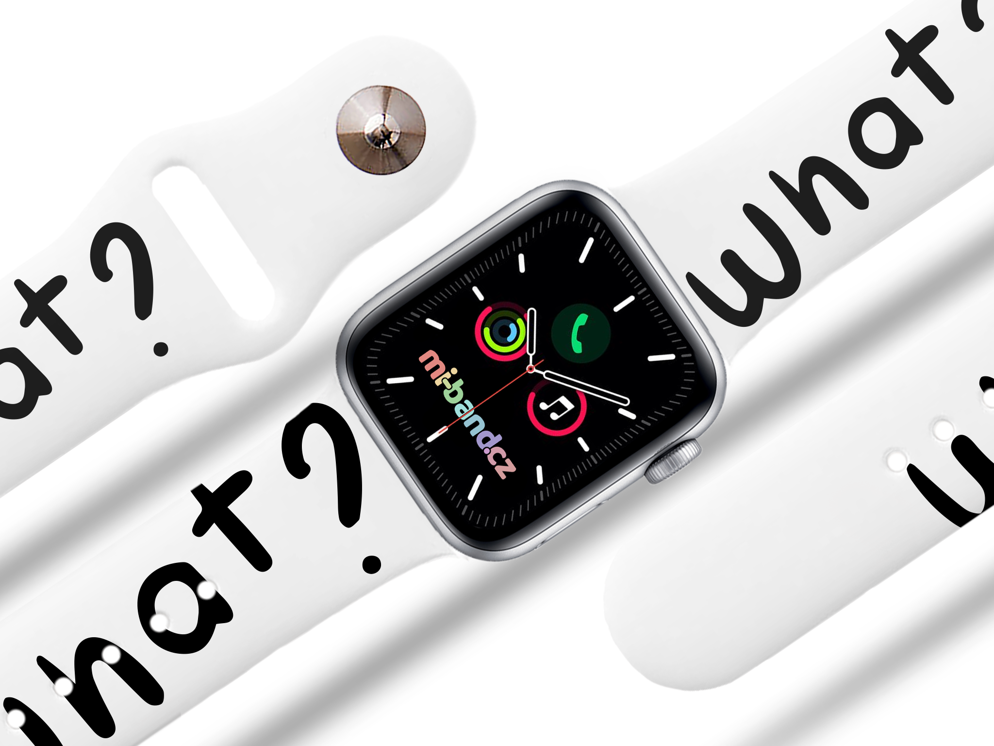 Apple watch řemínek WHAT? Rozměr: 38/40/41/42(S10)mm