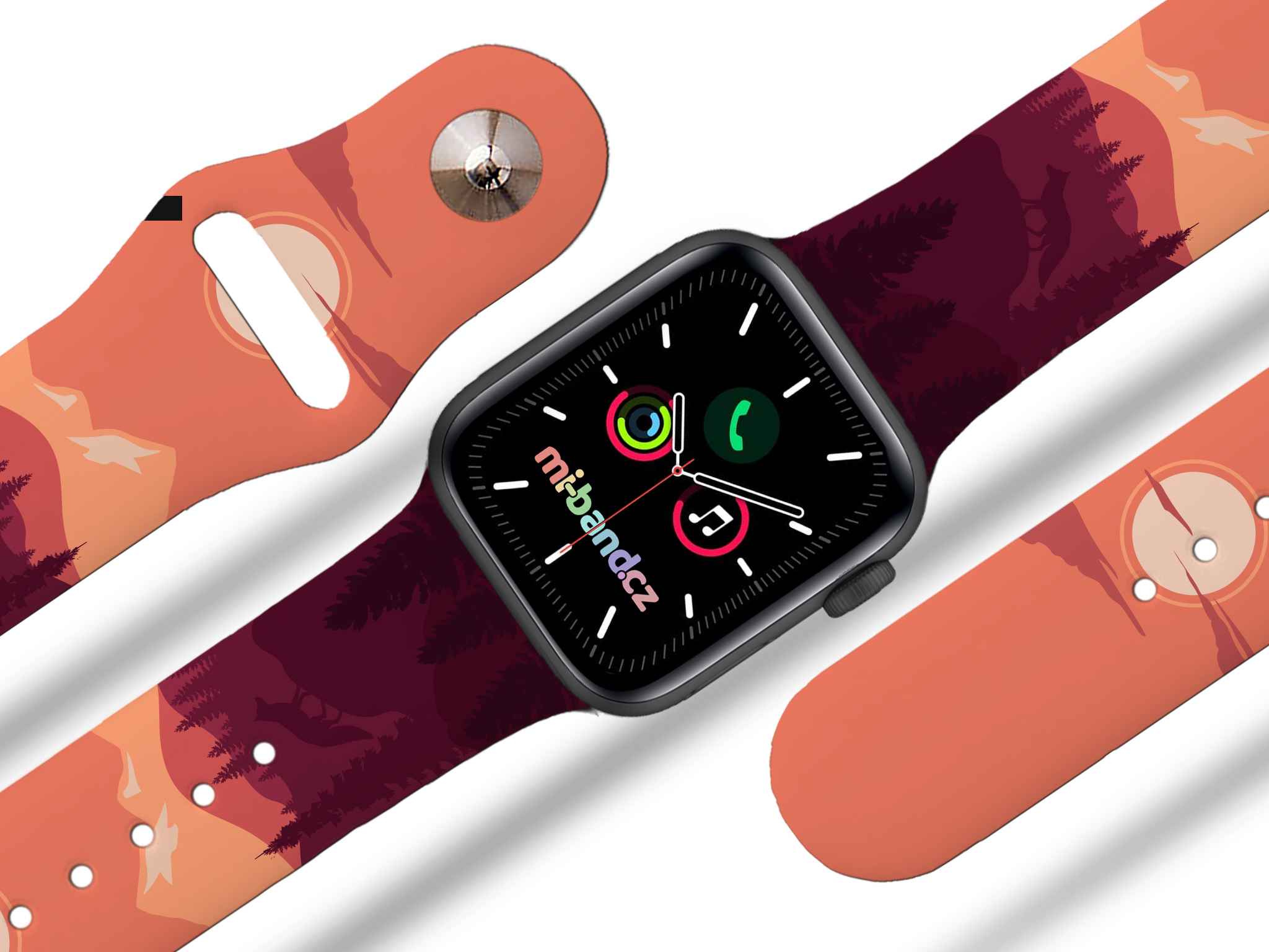 Apple watch řemínek Východ slunce na horách - 38/40/41mm