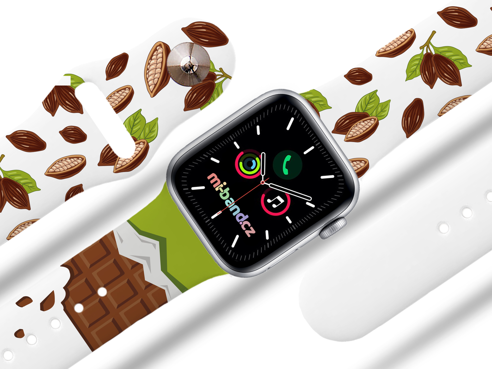 Apple watch řemínek Kakaové boby - 42/44/45/49mm