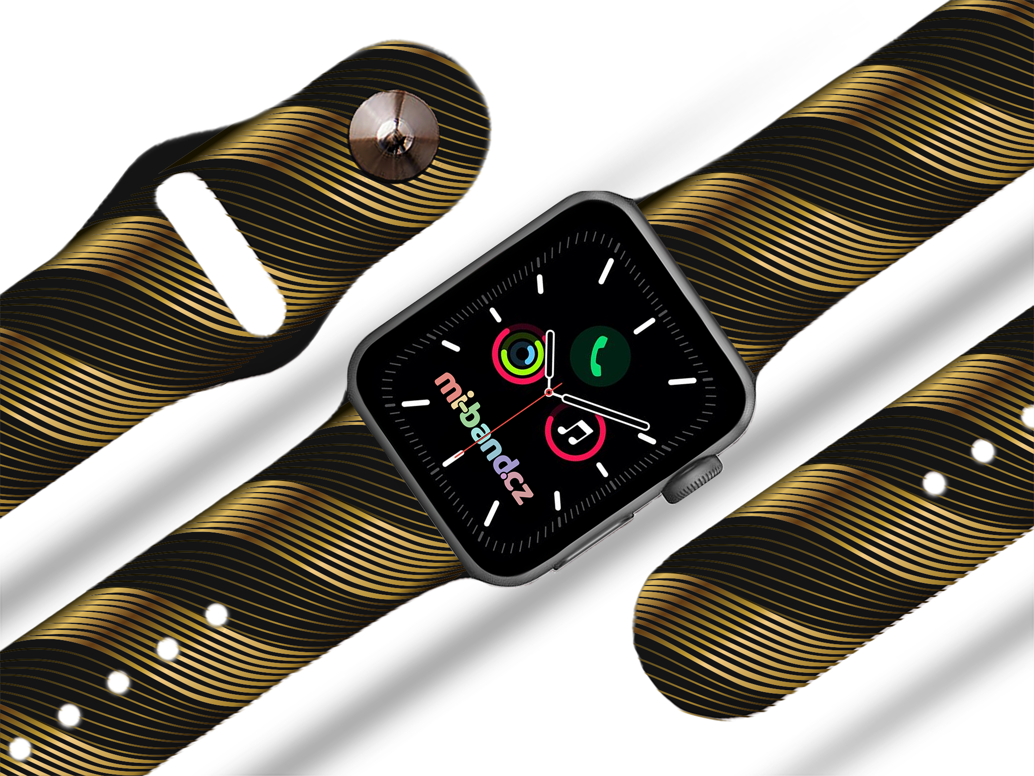 Levně Apple watch řemínek Zlatá mříž Rozměr: 38/40/41/42(S10)mm