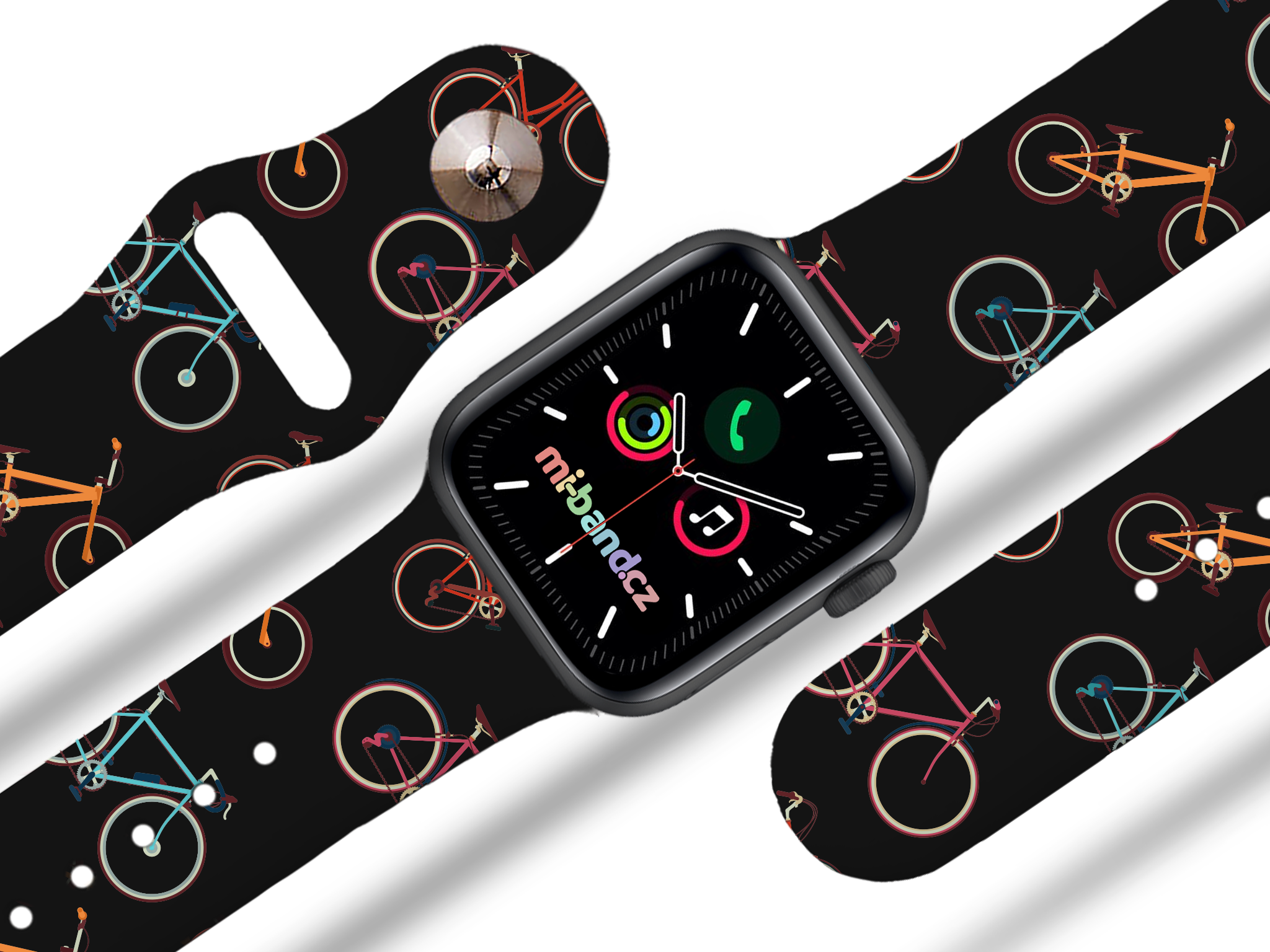 Apple watch řemínek Kolo - 38/40/41mm, barva pásku černá