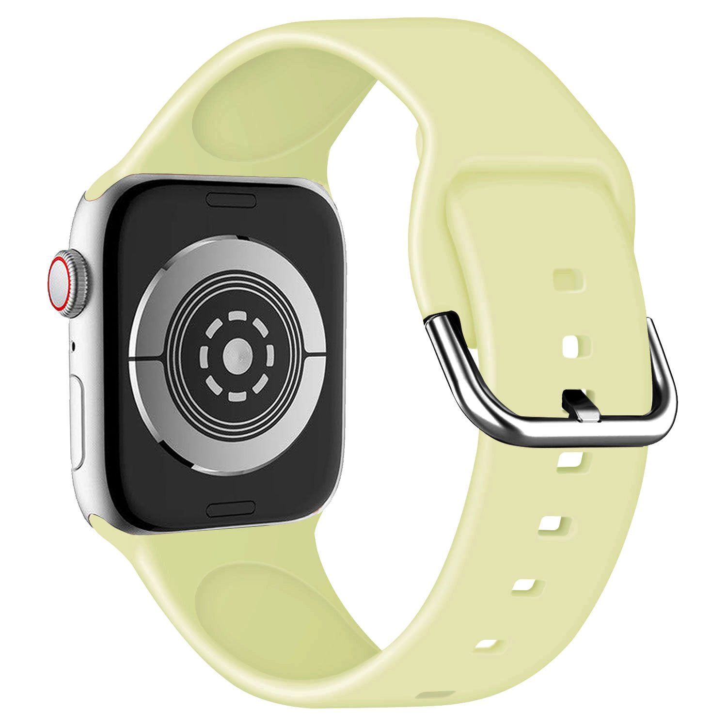 Jednobarevný řemínek s přezkou pro Apple Watch 38/40/41/42(S10)mm Barva náramku: Žlutá