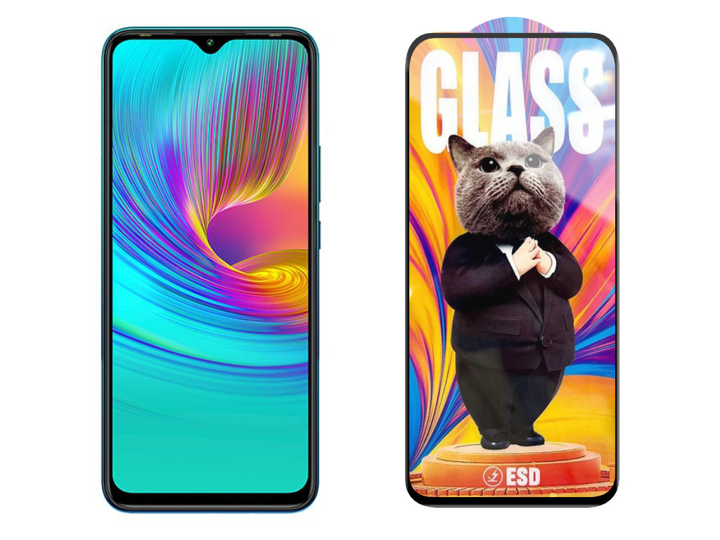 Levně 3D Ochranné tvrzené sklo na Infinix HOT 9 Lite - Mr. Cat ESD