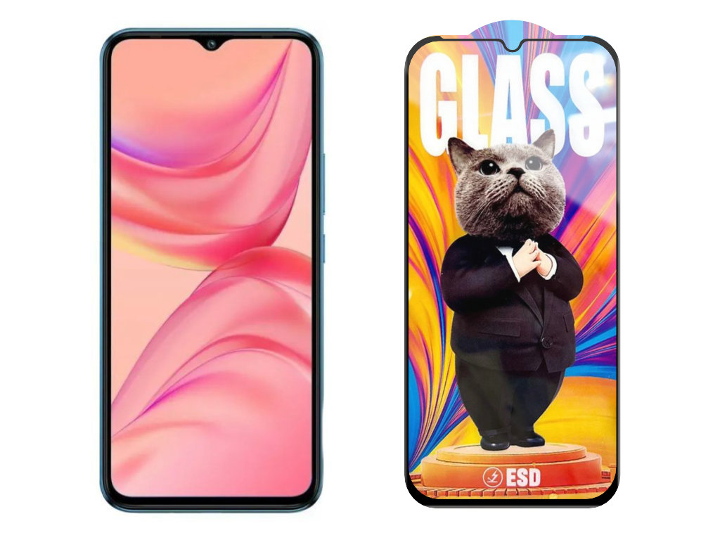 Levně 3D Ochranné tvrzené sklo na Infinix HOT 10 Lite/X657B - Mr. Cat ESD