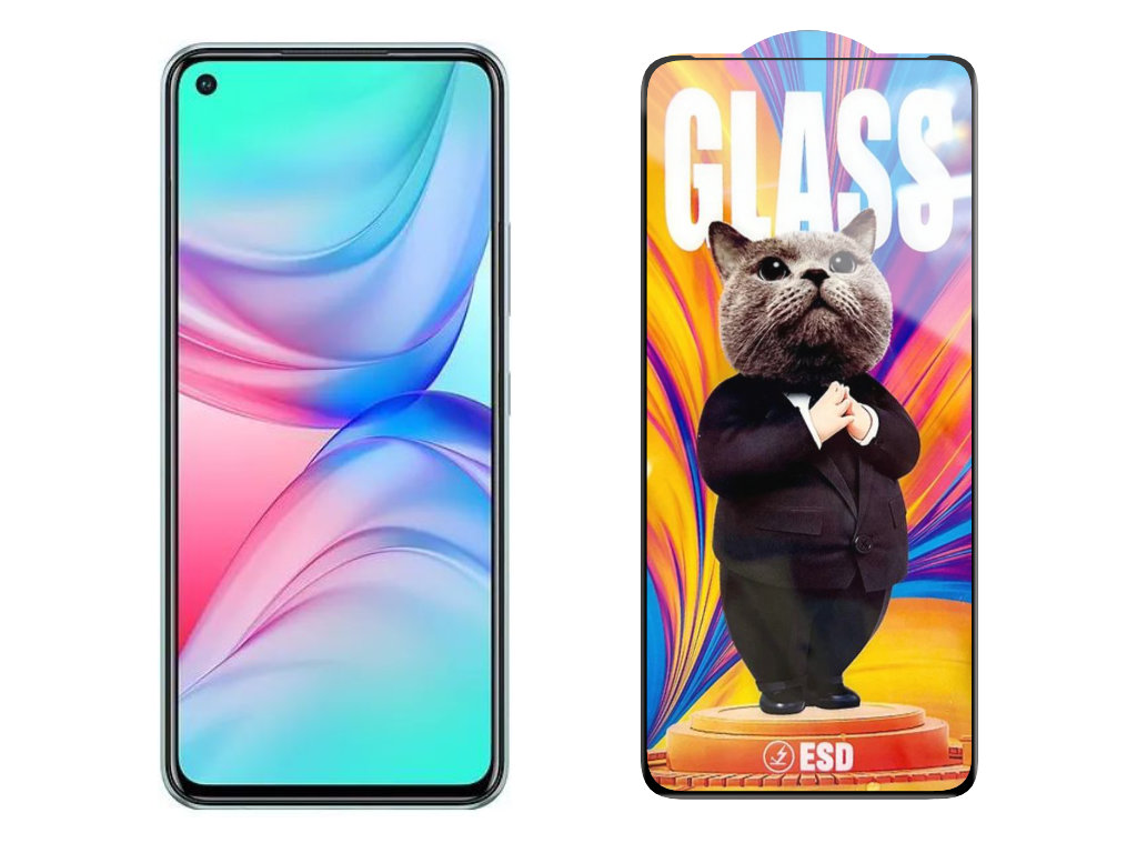 Levně 3D Ochranné tvrzené sklo na Infinix HOT 10/X682B/X682C - Mr. Cat ESD