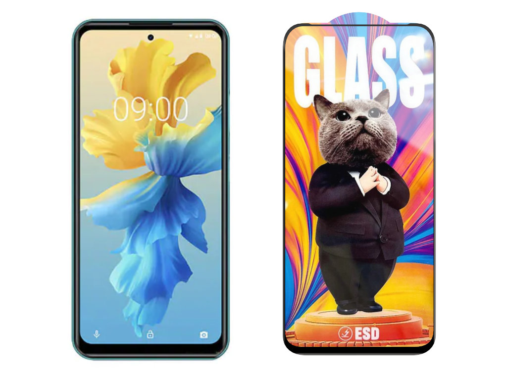3D Ochranné tvrzené sklo na Infinix HOT 11 2022 - Mr. Cat ESD