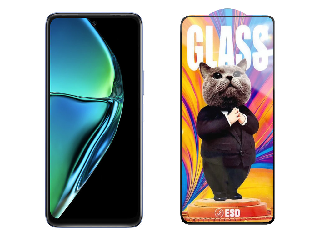 Levně 3D Ochranné tvrzené sklo na Infinix HOT 20 4G/X6826B - Mr. Cat ESD