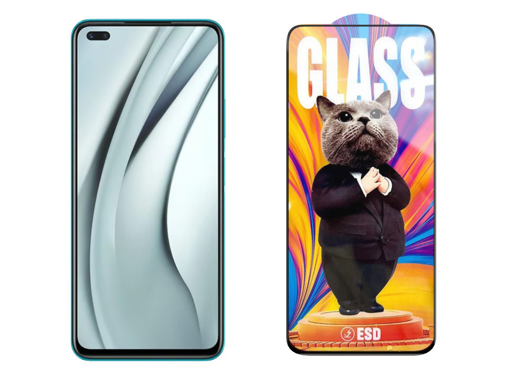 Levně 3D Ochranné tvrzené sklo na Infinix Note 8/X692 - Mr. Cat ESD
