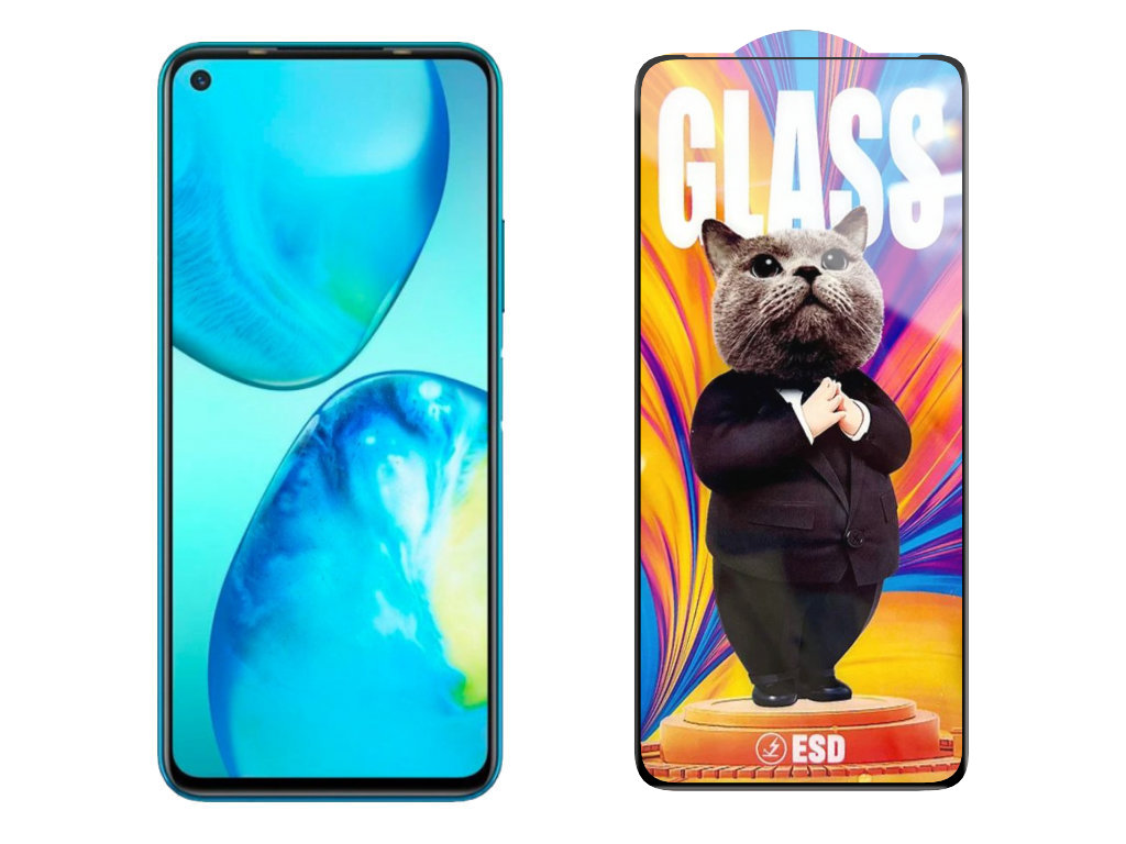Levně 3D Ochranné tvrzené sklo na Infinix Note 8i/X693 - Mr. Cat ESD