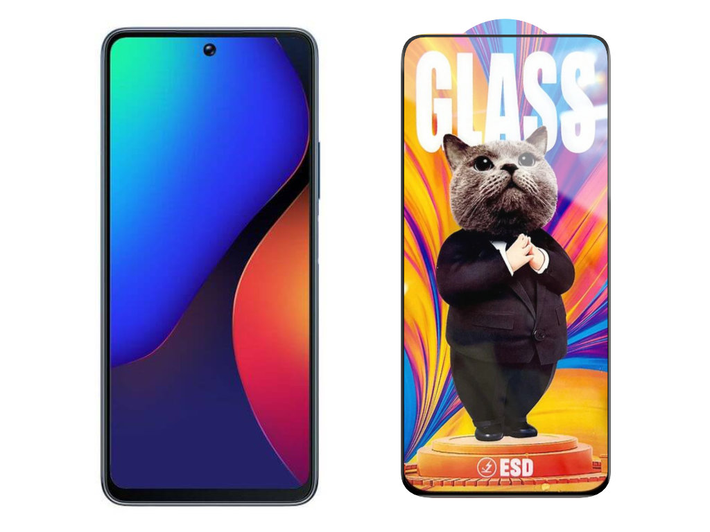 Levně 3D Ochranné tvrzené sklo na Infinix Note 11i - Mr. Cat ESD