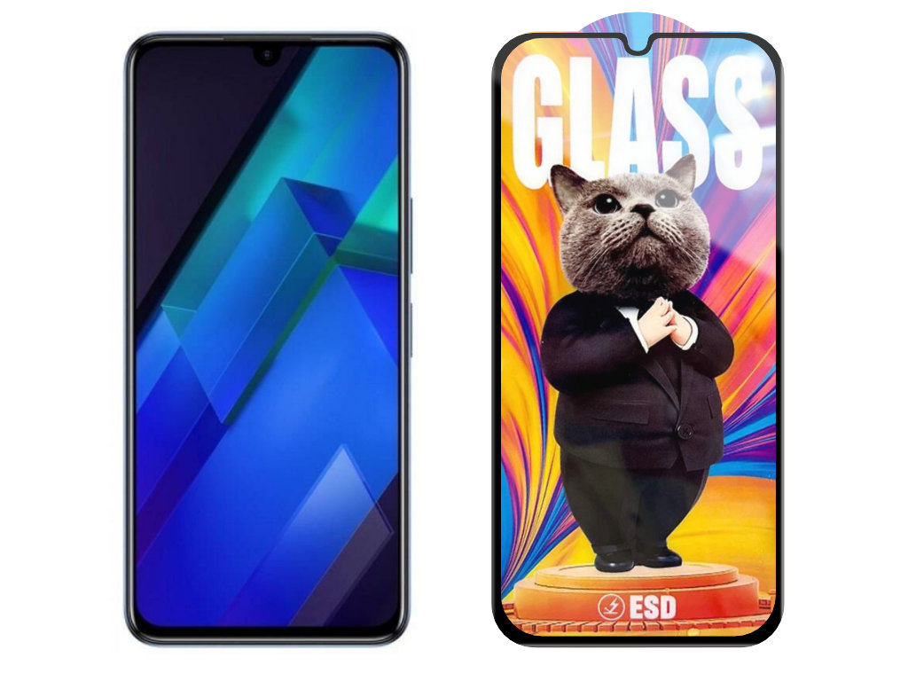 Levně 3D Ochranné tvrzené sklo na Infinix Note 12 G88/X663/X663C/X663D - Mr. Cat ESD