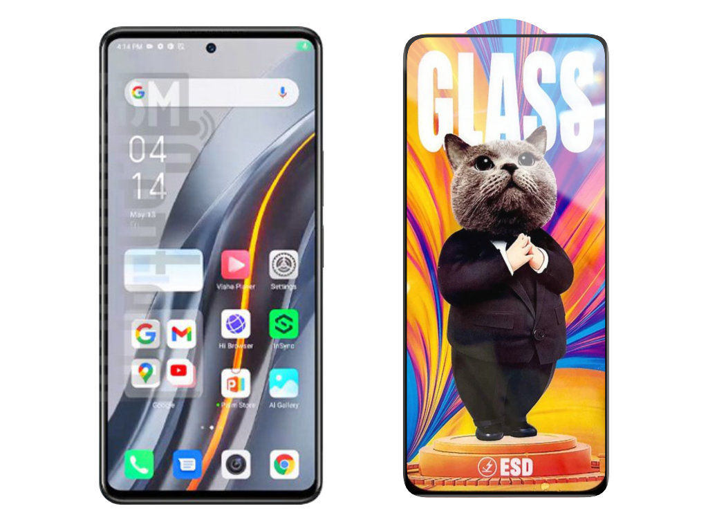 3D Ochranné tvrzené sklo na Infinix Note 12 VIP/X672 - Mr. Cat ESD