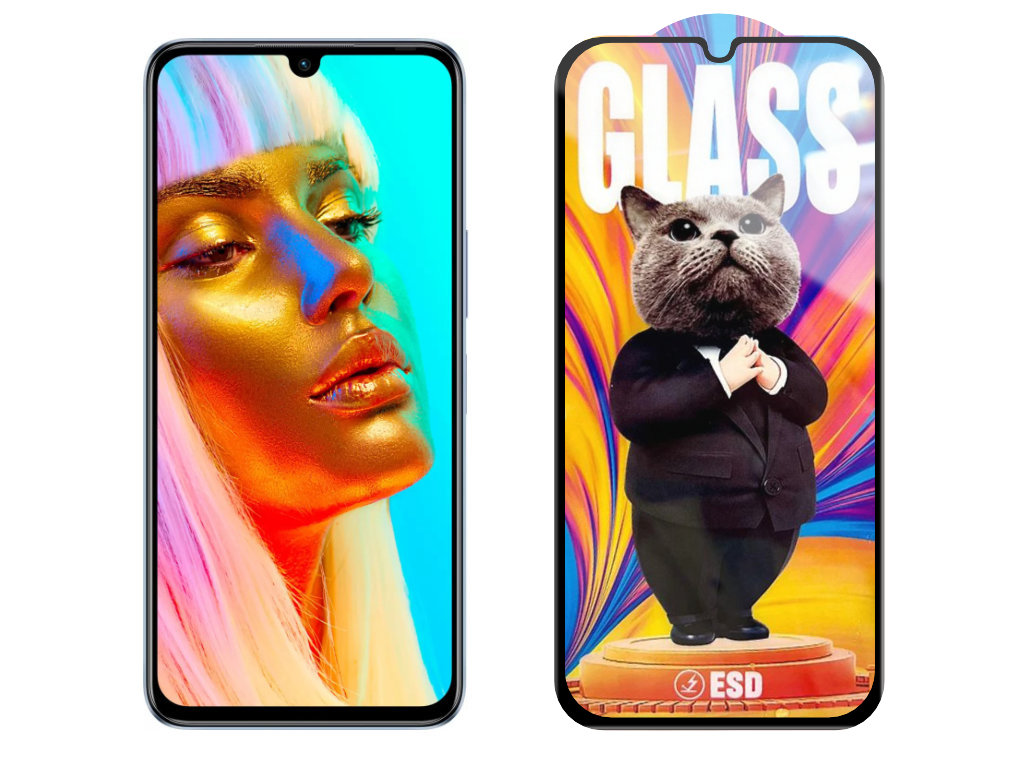 Levně 3D Ochranné tvrzené sklo na Infinix Note 12i 2022/X677 - Mr. Cat ESD