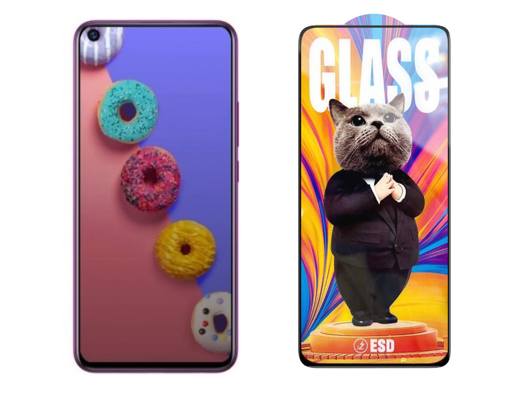 Levně 3D Ochranné tvrzené sklo na Infinix S5/X652 - Mr. Cat ESD