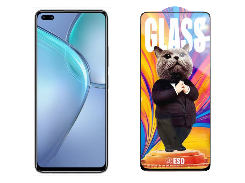 Levně 3D Ochranné tvrzené sklo na Infinix Zero 8/X687 - Mr. Cat ESD