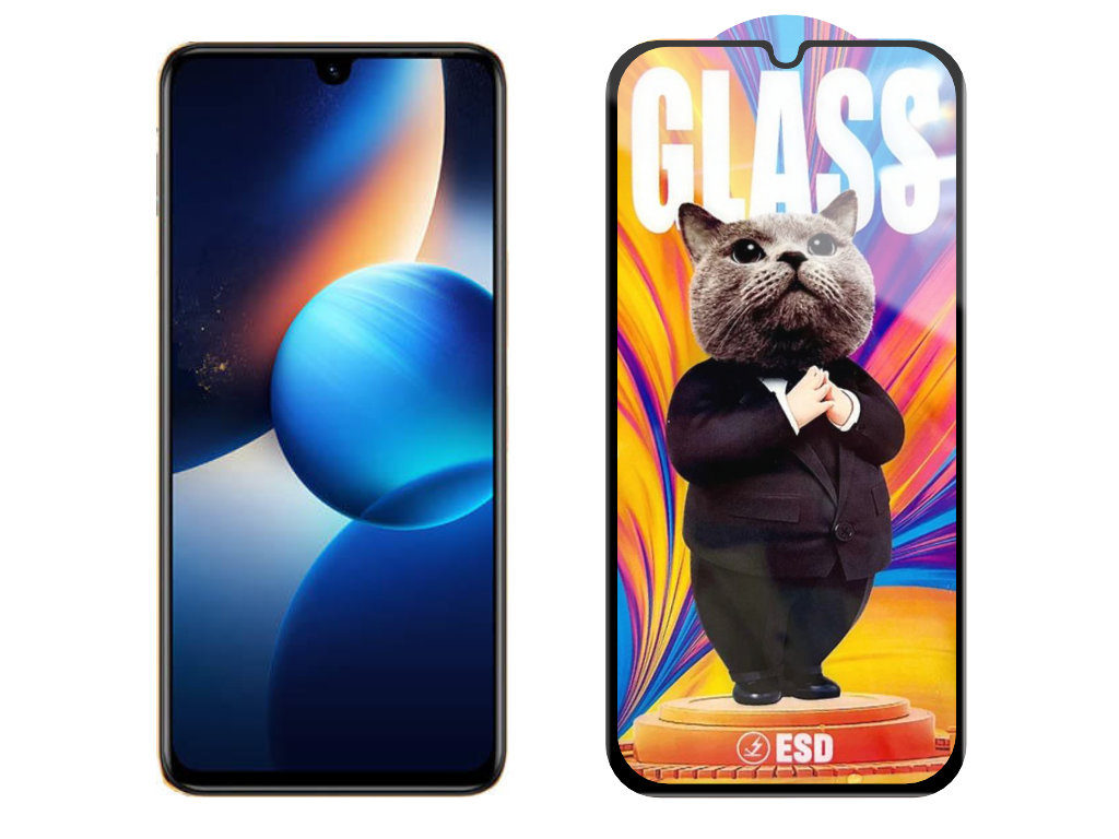 Levně 3D Ochranné tvrzené sklo na Infinix Zero 20/X6821 - Mr. Cat ESD