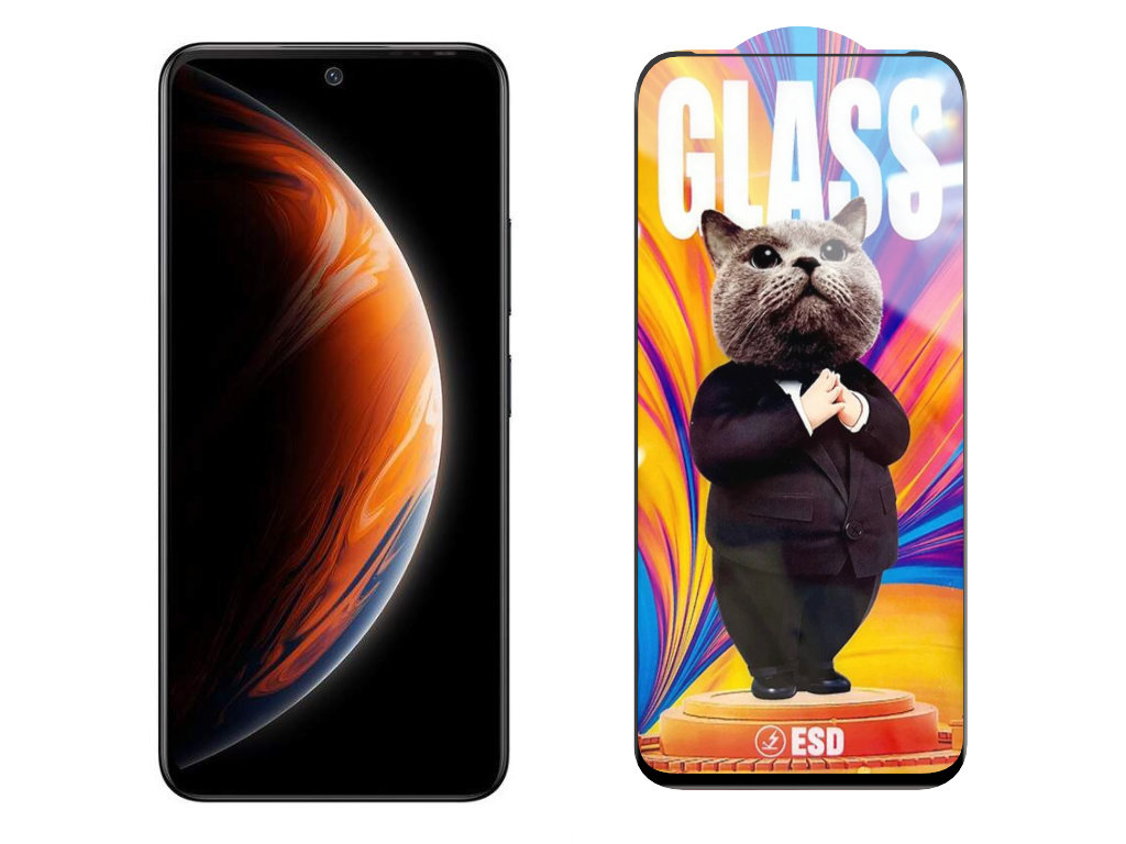 Levně 3D Ochranné tvrzené sklo na Infinix Zero X/X6810 - Mr. Cat ESD