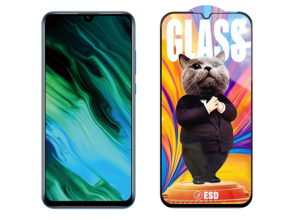 Levně 3D Ochranné tvrzené sklo na Honor 20e - Mr. Cat ESD