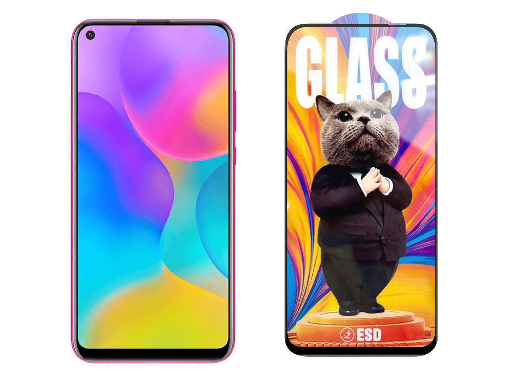 Levně 3D Ochranné tvrzené sklo na Honor Play 3 - Mr. Cat ESD