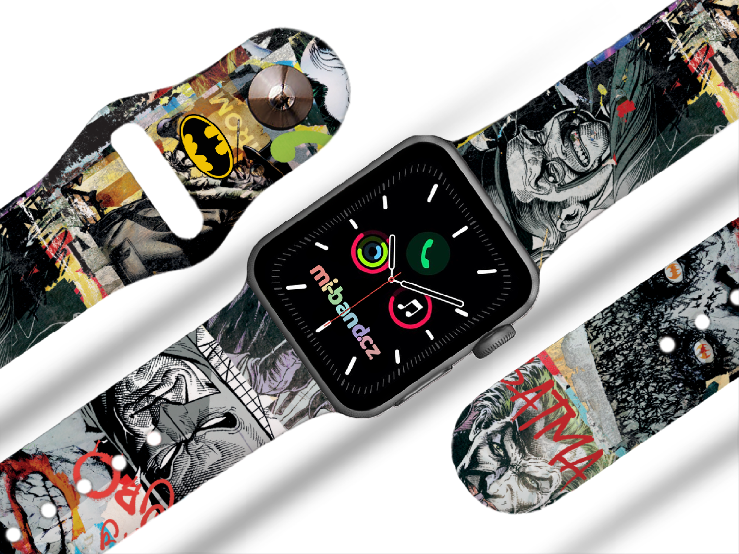 Apple watch řemínek Batman 31 - Batman, Joker a Penguin - 42/44/45/49mm