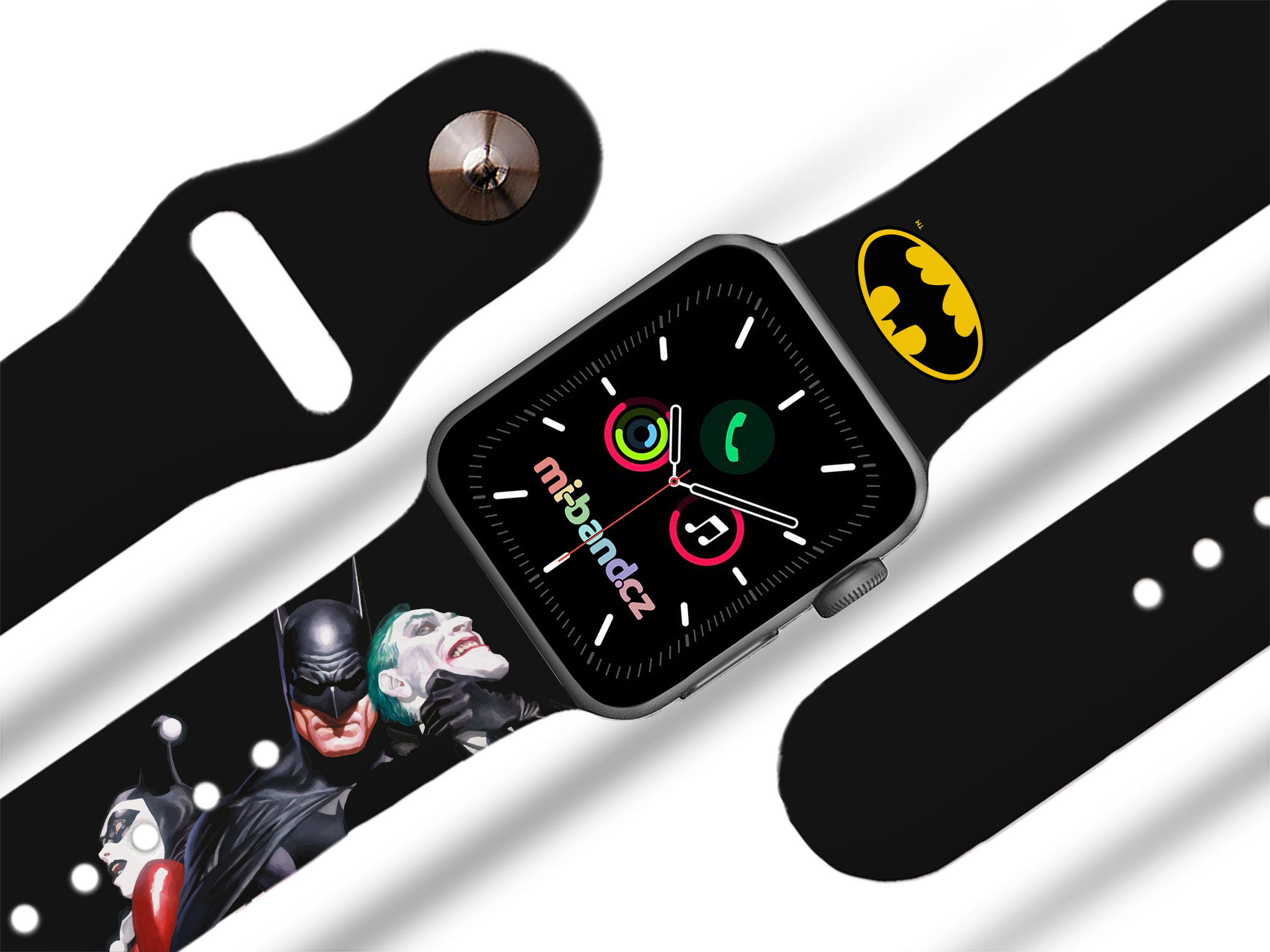 Apple watch řemínek Batman 30 - Batman, Joker a Harley Quinn - 42/44/45/49mm