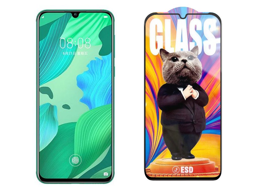 Levně 3D Ochranné tvrzené sklo na Huawei Nova 5 - Mr. Cat ESD
