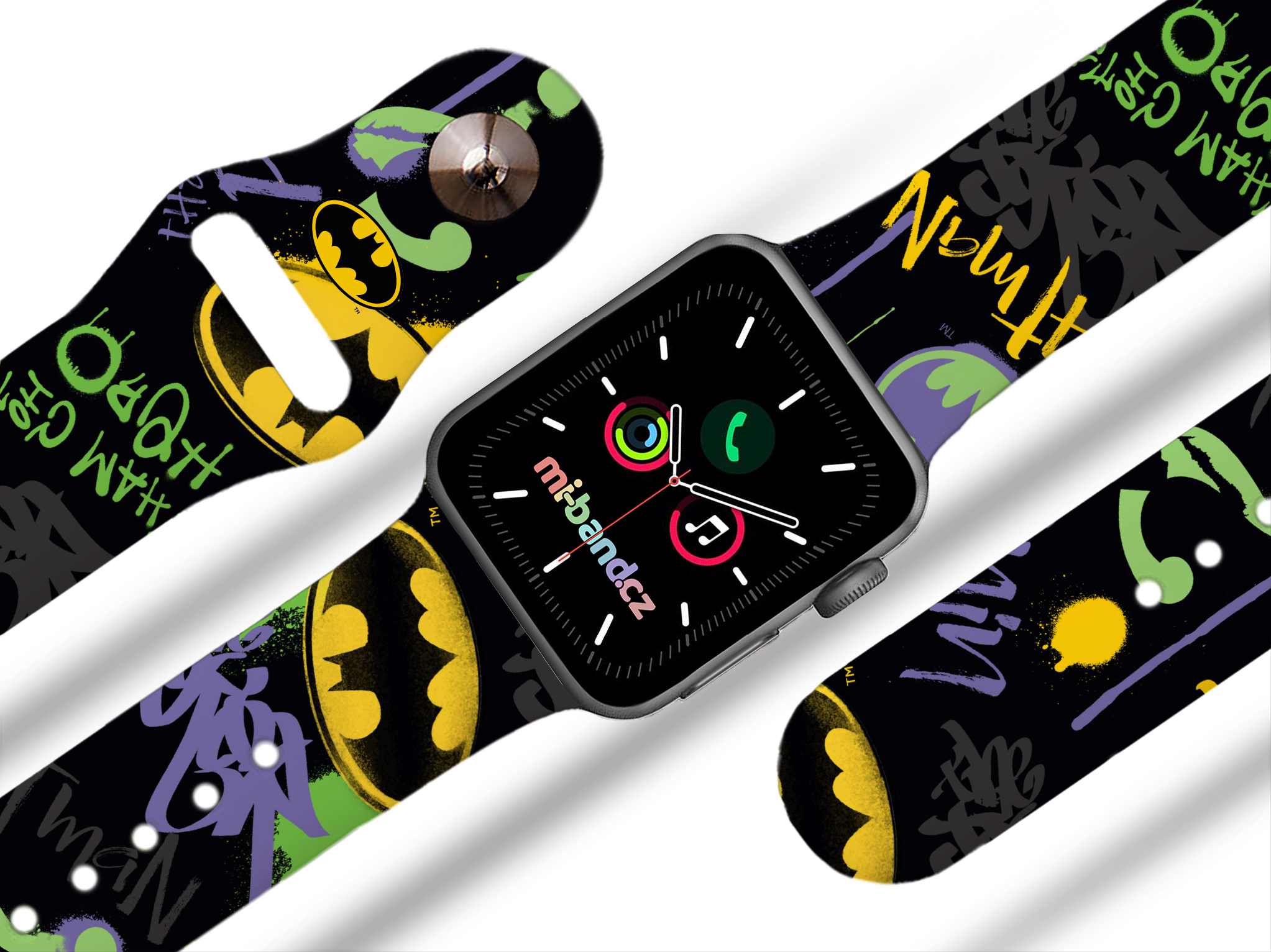 Apple watch řemínek Batman - Graffiti 2 - 38/40/41mm