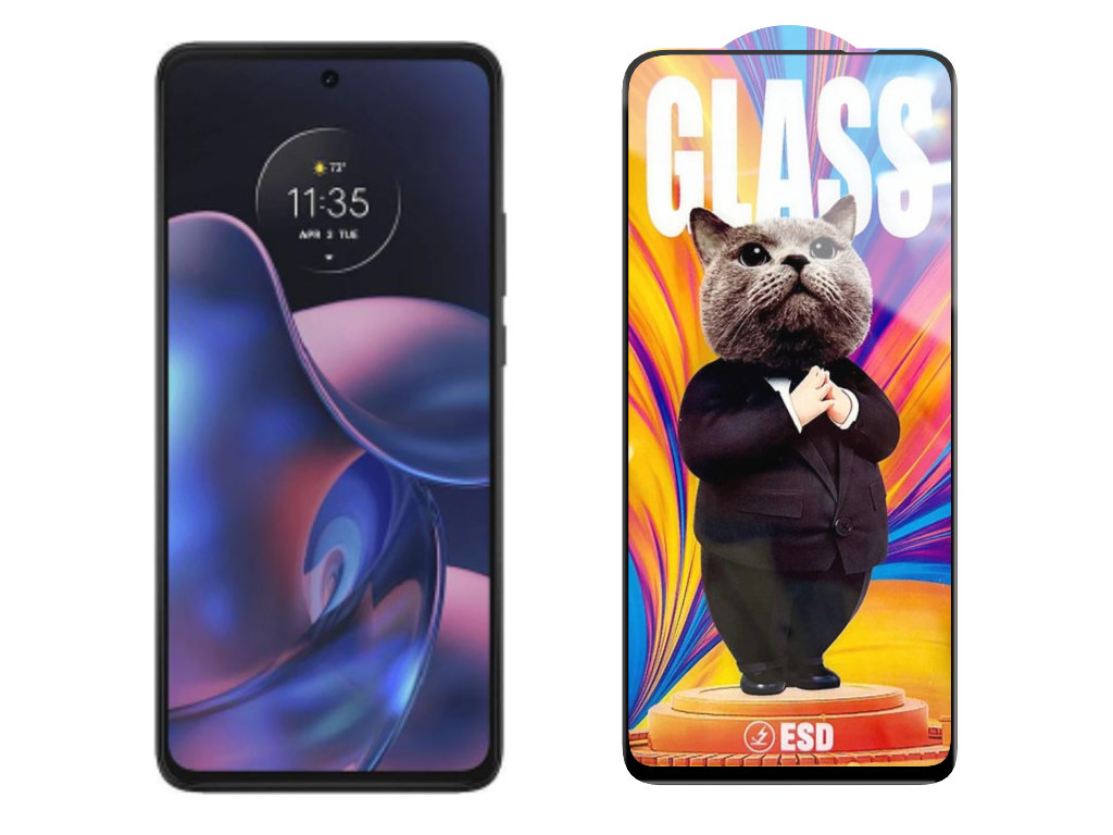 Levně 3D Ochranné tvrzené sklo na Motorola Edge 2022 - Mr. Cat ESD