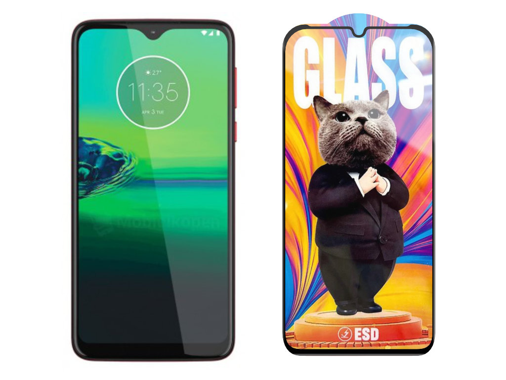 3D Ochranné tvrzené sklo na Motorola Moto G8 Play - Mr. Cat ESD