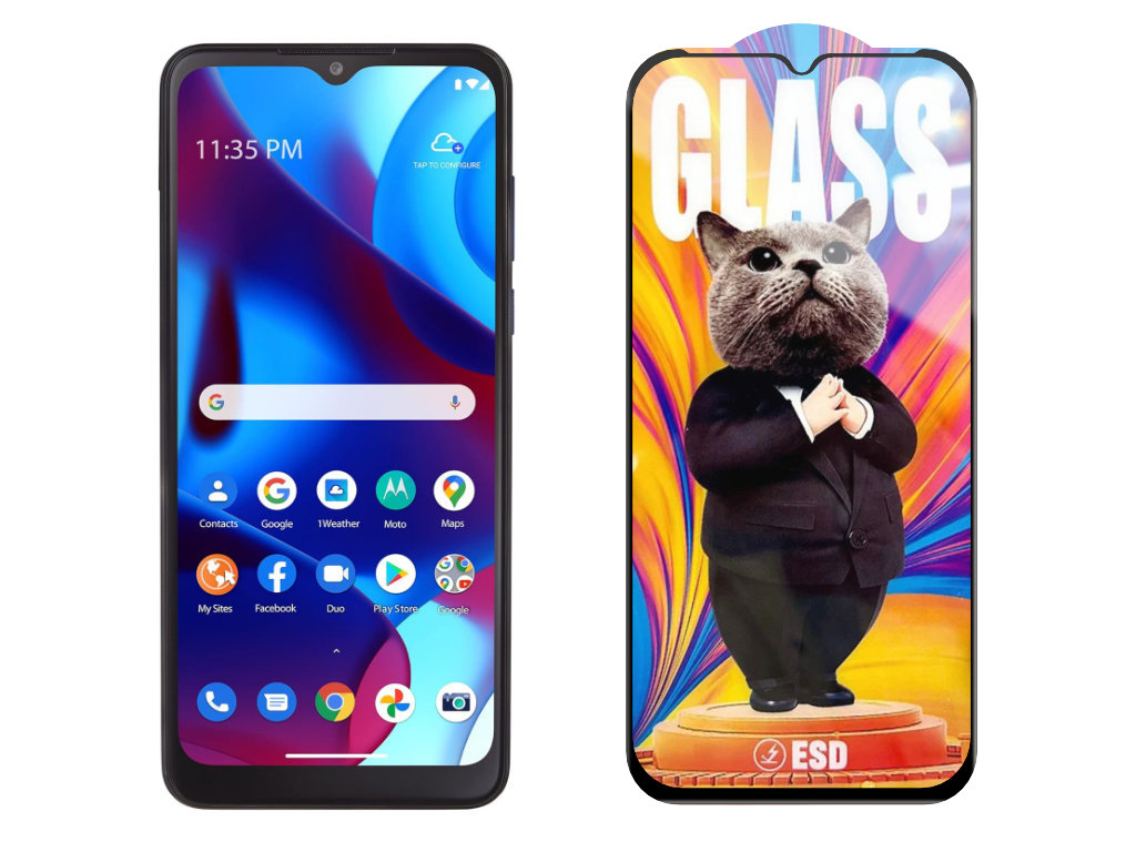 3D Ochranné tvrzené sklo na Motorola Moto G Pure - Mr. Cat ESD