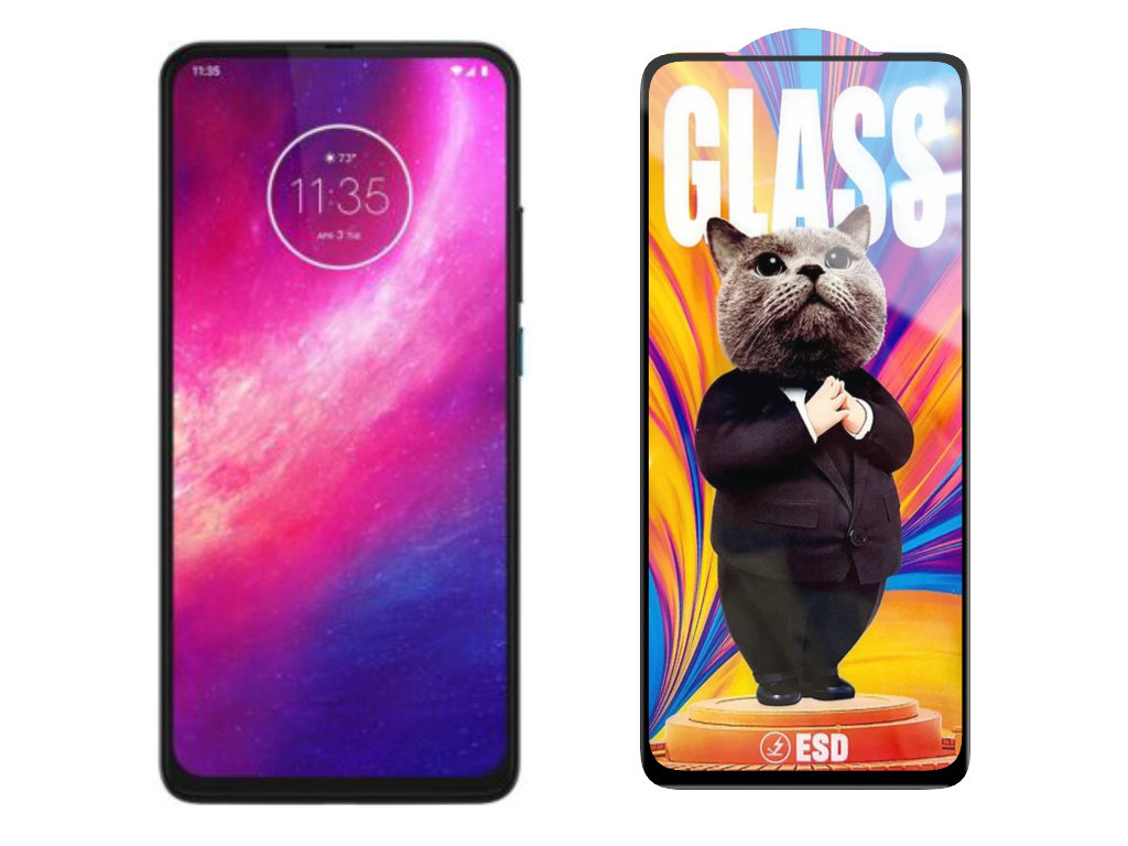 Levně 3D Ochranné tvrzené sklo na Motorola One Hyper - Mr. Cat ESD