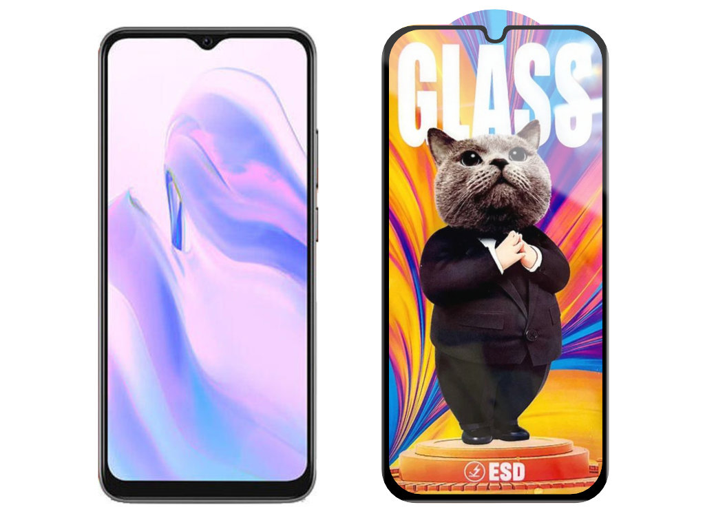 Levně 3D Ochranné tvrzené sklo na Blackview A70 - Mr. Cat ESD