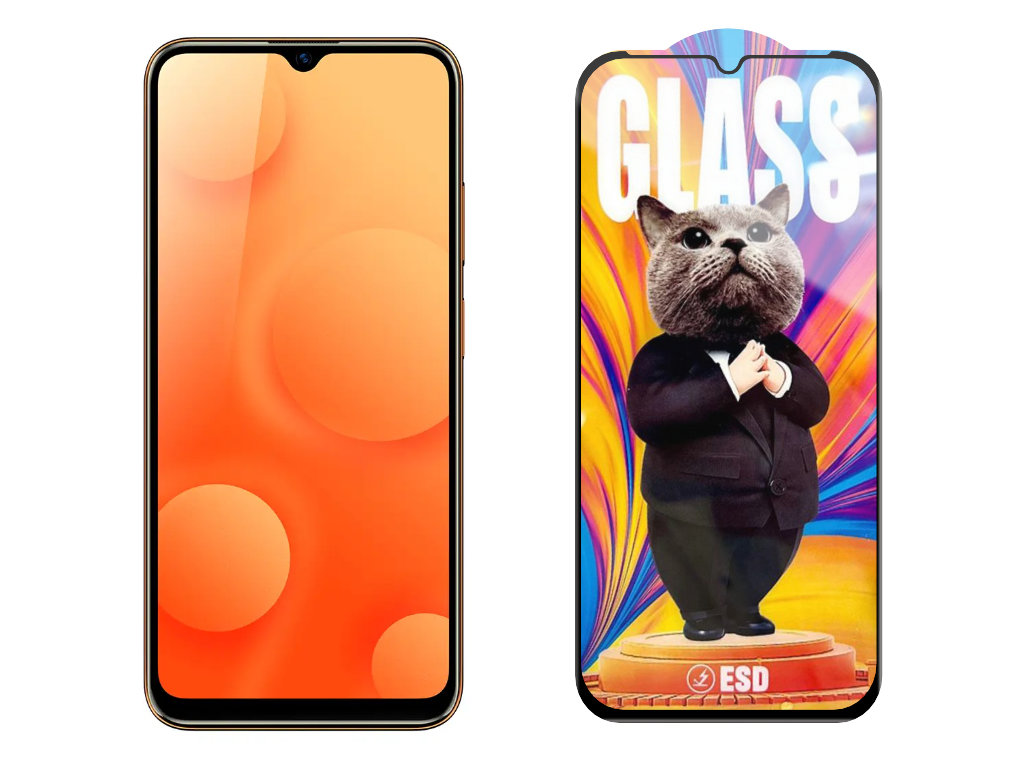 Levně 3D Ochranné tvrzené sklo na Blackview A95 - Mr. Cat ESD