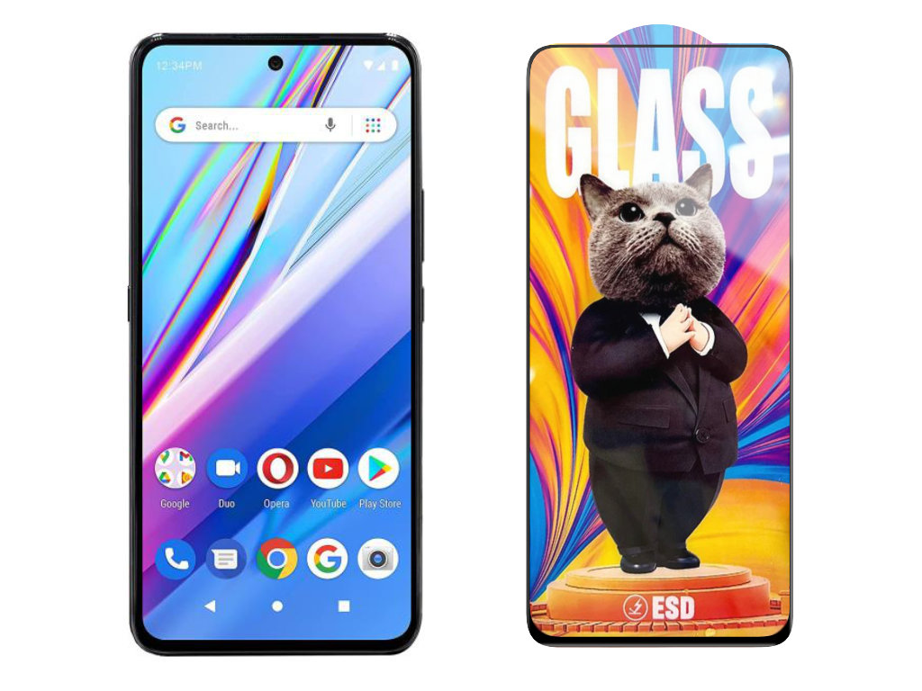 Levně 3D Ochranné tvrzené sklo na Blu F91 - Mr. Cat ESD