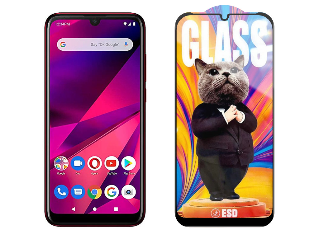 Levně 3D Ochranné tvrzené sklo na Blu G60 - Mr. Cat ESD