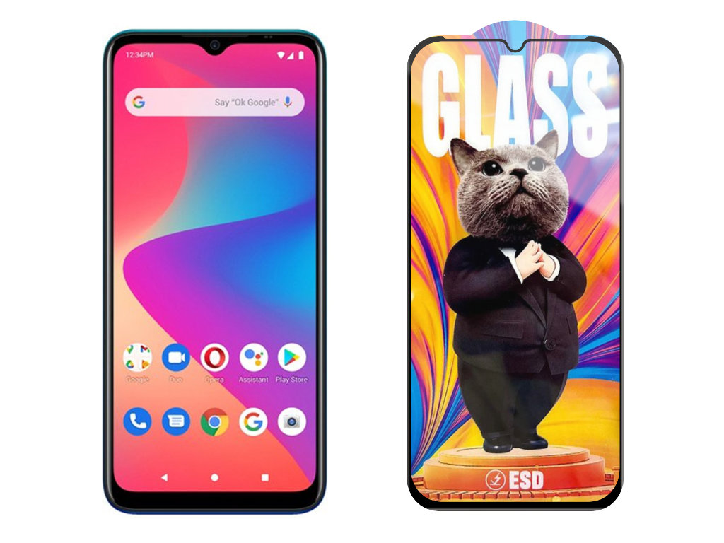 Levně 3D Ochranné tvrzené sklo na Blu G61 - Mr. Cat ESD